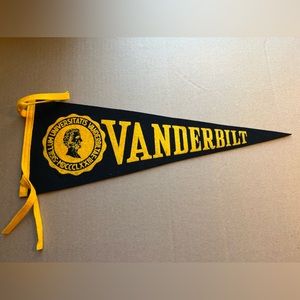 Vintage Vanderbilt University Mini Pennant